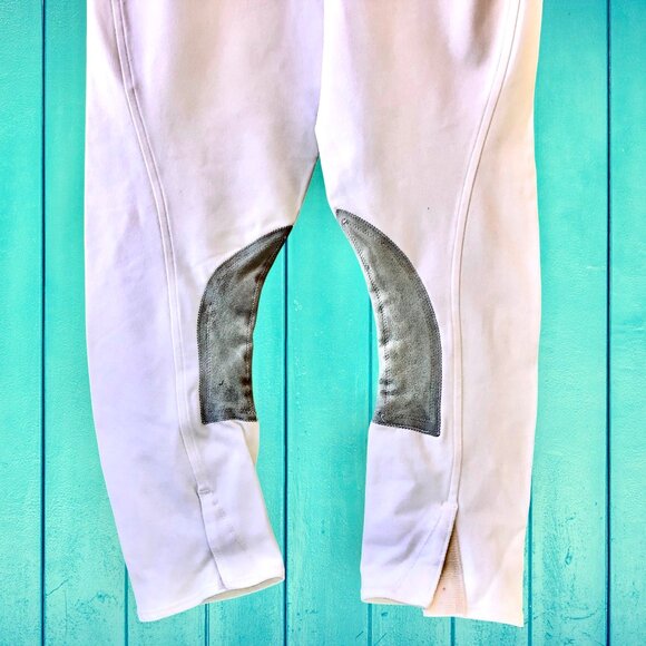 MILLER'S Vintage White English Equestrian Riding Breeches Knee Patch Mens 36 L - Picture 4 of 11